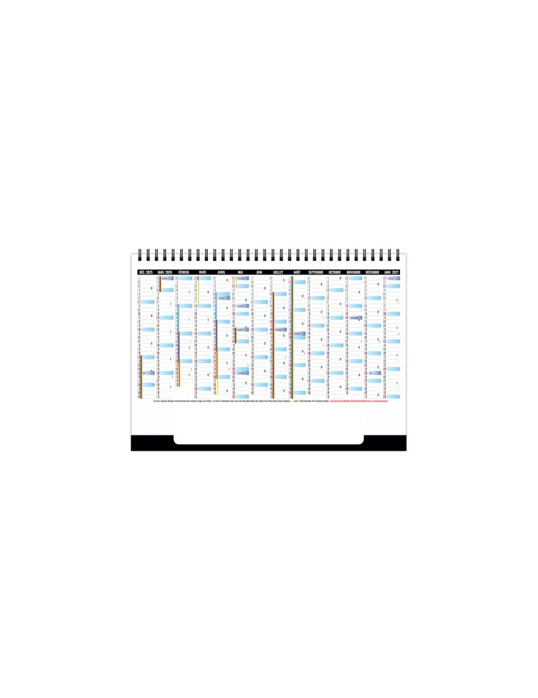 CHEVALET STANDARD 7F - ILLUSTRATIONS 2026 - QUADRI objet promotionnel éco-responsable