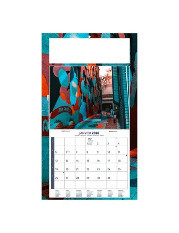 PLAQUE 1 VUE TIPHAINE 2026 - DOS CARTON - BLOC B2 - SANS MARQUAGE