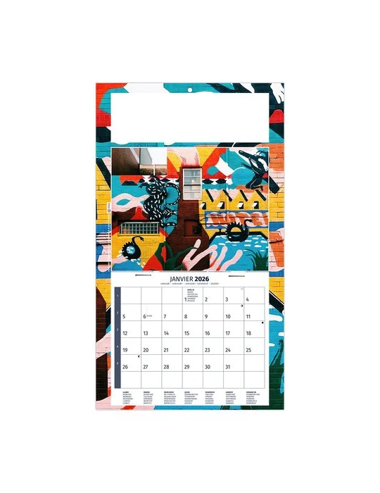 PLAQUE 1 VUE TIPHAINE 2026 - DOS CARTON - BLOC B2 - SANS MARQUAGE