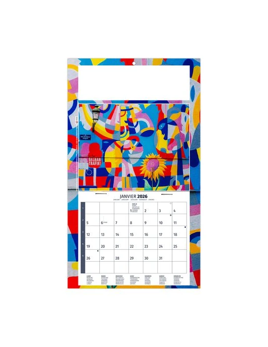 PLAQUE 1 VUE TIPHAINE 2026 - DOS CARTON - BLOC B2 - SANS MARQUAGE