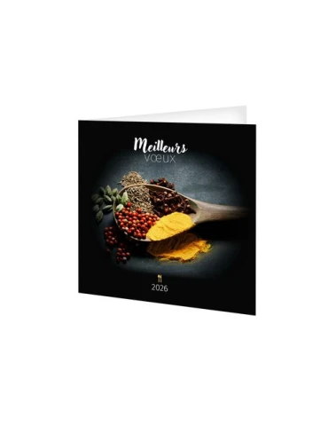 CARTE DE VOEUX - CORSE 2026  AVEC ENVELOPPE - SANS MARQUAGE