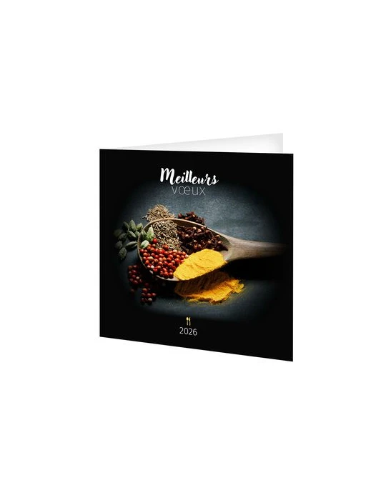 CARTE DE VOEUX - CORSE 2026  AVEC ENVELOPPE - SANS MARQUAGE