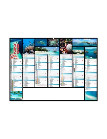 JEANNE 2026 - MIDI 430 x 335 mm - LEGER 400G - SANS MARQUAGE - 1 TROU EN TETE 2