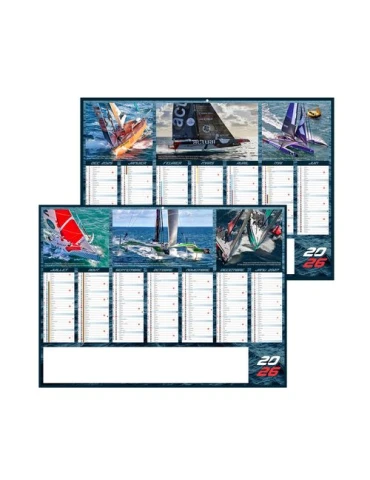 VOILE 2026 - MIDI 430 x 335 mm - LEGER 400G - SANS MARQUAGE - 1 TROU EN TETE