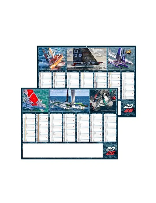 VOILE 2026 - MIDI 430 x 335 mm - LEGER 400G - SANS MARQUAGE - 1 TROU EN TETE