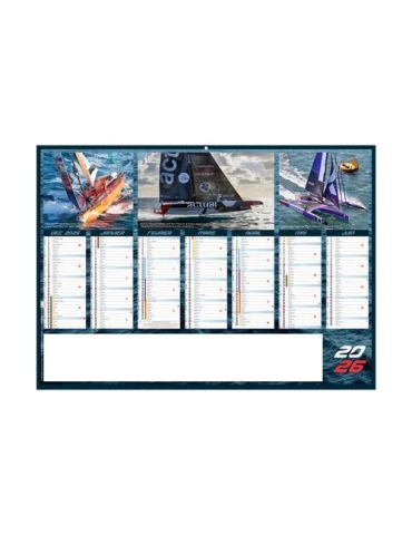 VOILE 2026 - MIDI 430 x 335 mm - LEGER 400G - SANS MARQUAGE - 1 TROU EN TETE 2