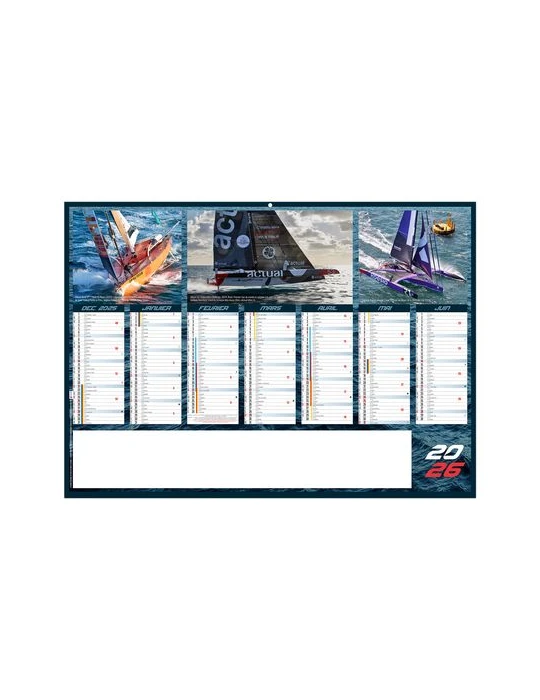 VOILE 2026 - MIDI 430 x 335 mm - LEGER 400G - SANS MARQUAGE - 1 TROU EN TETE