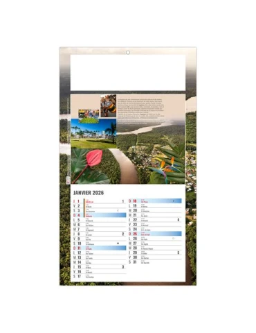 PLAQUE 1 VUE LUC 2026 - DOS CARTON - BLOC B2 - SANS MARQUAGE