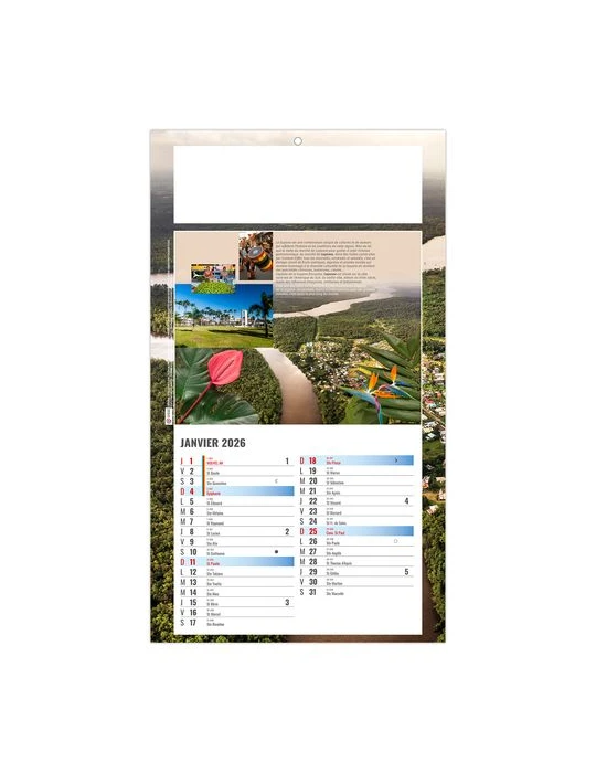PLAQUE 1 VUE LUC 2026 - DOS CARTON - BLOC B2 - SANS MARQUAGE