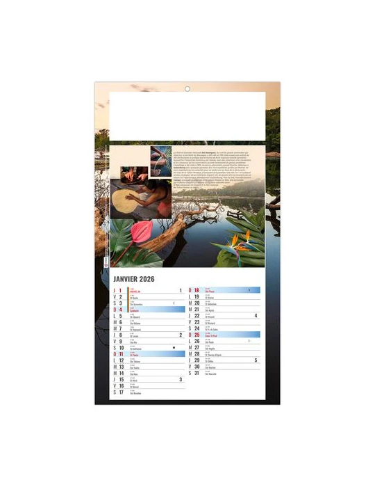 PLAQUE 1 VUE LUC 2026 - DOS CARTON - BLOC B2 - SANS MARQUAGE