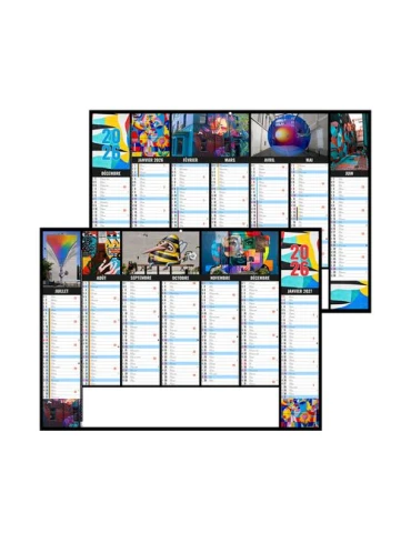 CAMELEON 2026 - MIDI 430 x 335 mm - LEGER 400G - SANS MARQUAGE - 1 TROU EN TETE