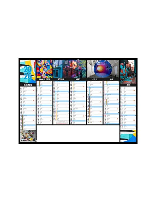 CAMELEON 2026 - MIDI 430 x 335 mm - LEGER 400G - SANS MARQUAGE - 1 TROU EN TETE