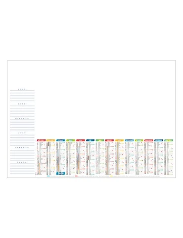 SM L ANNUEL 2026 - SM 500 x 350 mm - 25 FEUILLETS