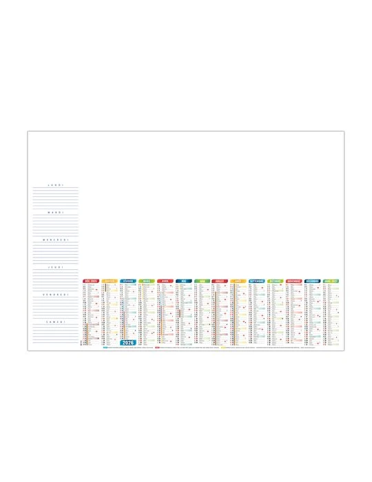 SM L ANNUEL 2026 - SM 500 x 350 mm - 25 FEUILLETS