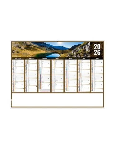 LIBERTE PACA 2026 - MIDI 430 x 335 mm - LEGER 400G - SANS MARQUAGE - 1 TROU EN TETE 2
