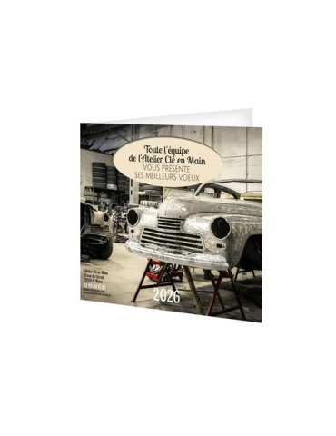 CARTE DE VOEUX CREATION AVEC ENVELOPPE 2026