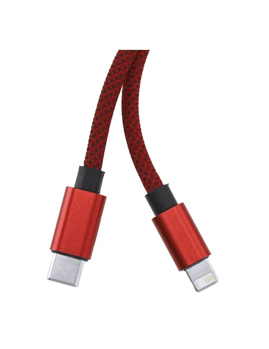 Câble de Charge Briony Matières : polyester Couleurs : blanc cadeau affaires élégant