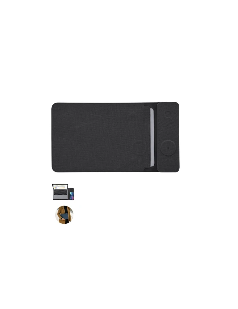 Housse pour Ordinateur Portable Multifonction Benrix Couleurs : noir Matières : PU recyclé