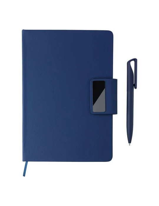 Coffret cadeau de bureau en carton Roan Matières : polyester Couleurs : noir cadeau client original