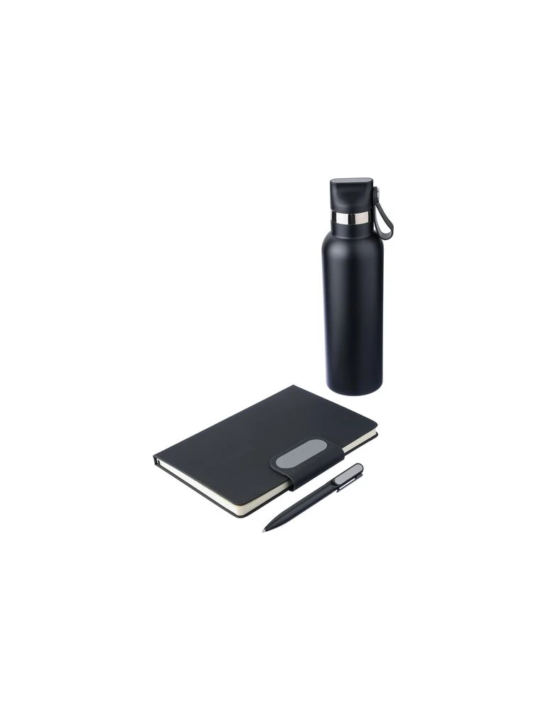 Coffret cadeau de bureau en carton Erren Matières : métal Couleurs : noir livraison express 24h 48h