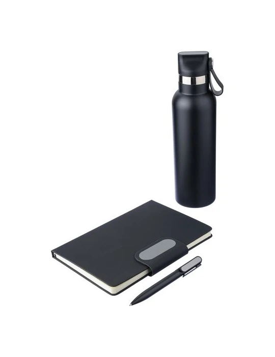 Coffret cadeau de bureau en carton Erren Matières : métal Couleurs : noir livraison express 24h 48h