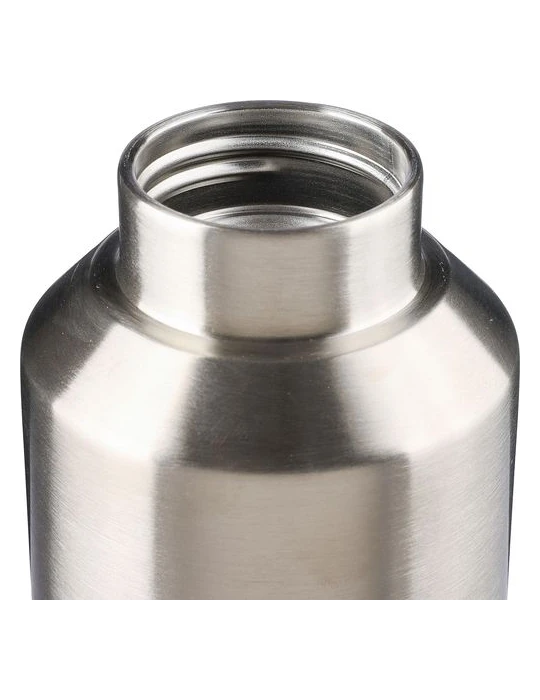 Bouteille double paroi de 600 ml en acier inoxydable recyclé Esen Couleurs : blanc Matières : acier inoxydable recyclé goodies e