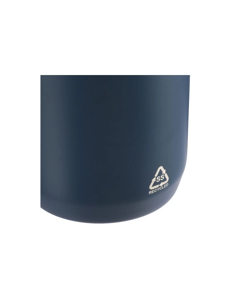 Bouteille double paroi de 600 ml en acier inoxydable recyclé Esen Couleurs : blanc Matières : acier inoxydable recyclé personnal