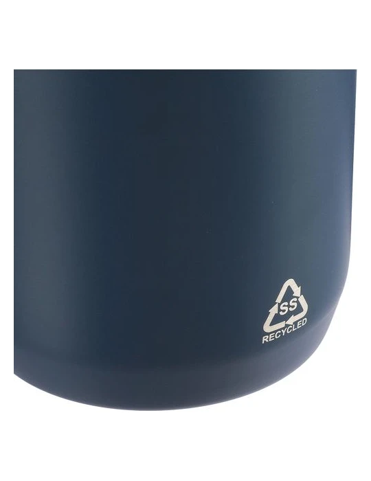 Bouteille double paroi de 600 ml en acier inoxydable recyclé Esen Couleurs : blanc Matières : acier inoxydable recyclé personnal