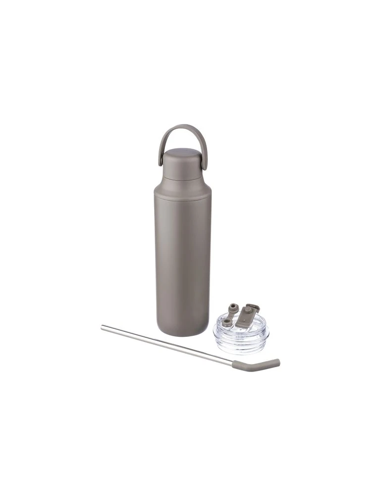 Gourde double paroi de 500 ml en acier inoxydable Omari Matières : acier inoxydable Couleurs : gun goodies entreprise design