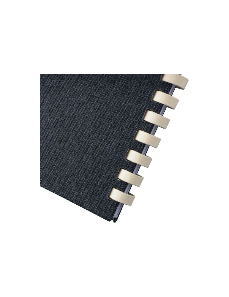 Carnet A6 en rPET Ilias Matières : papier recyclé Couleurs : bleu cadeau client original