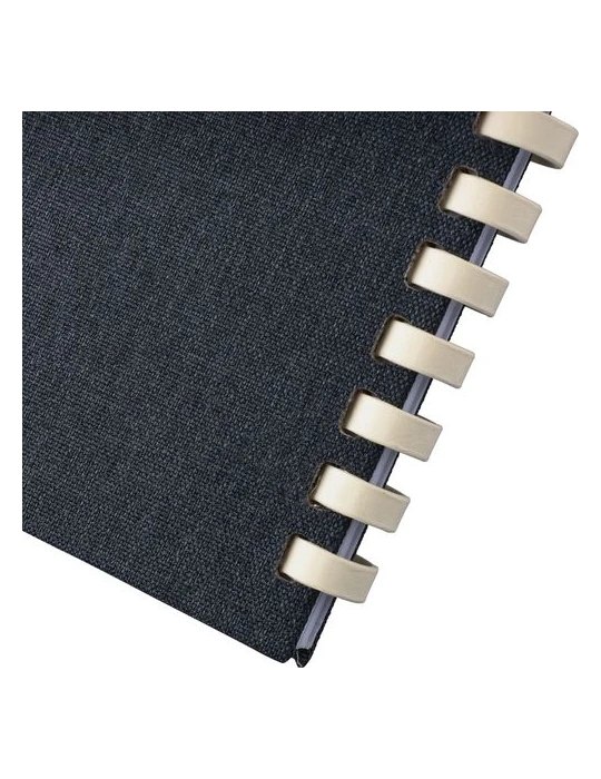 Carnet A6 en rPET Ilias Matières : papier recyclé Couleurs : bleu cadeau client original