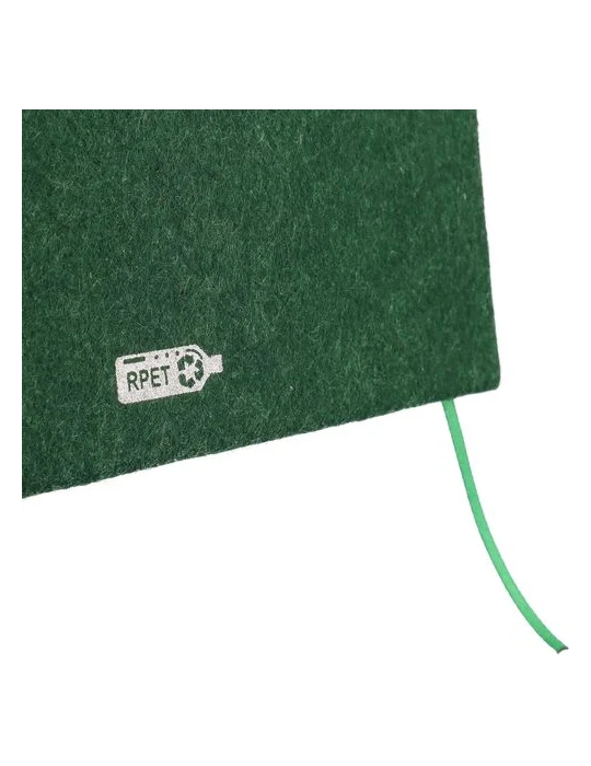 Carnet A5 en feutre recyclé Dario