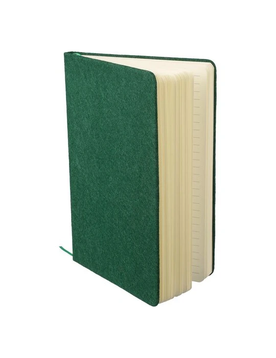 Carnet A5 en feutre recyclé Dario