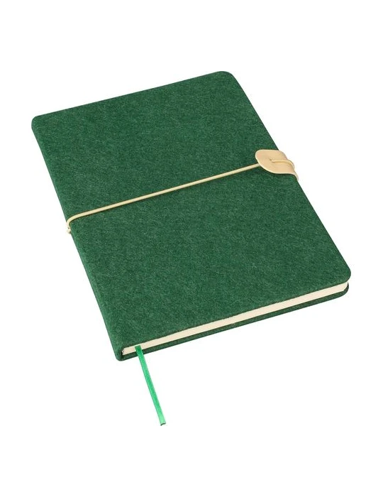 Carnet A5 en feutre recyclé Dario