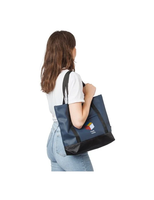 Sac shopping en polyester rPET 600D Lumi