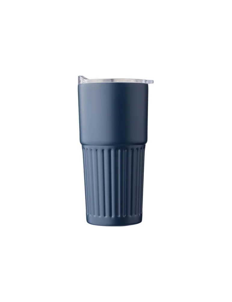 Mug double paroi en acier inoxydable recyclé de 500 ml Kael