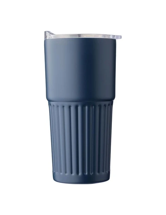 Mug double paroi en acier inoxydable recyclé de 500 ml Kael