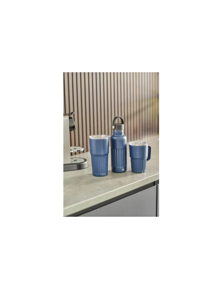 Mug double paroi en acier inoxydable recyclé de 500 ml Kael