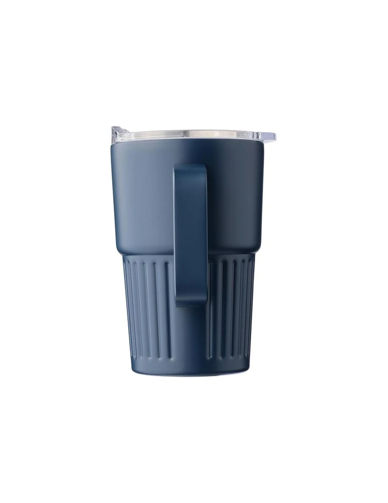 Mug nomade double paroi en acier inoxydable recyclé de 450 ml Calo