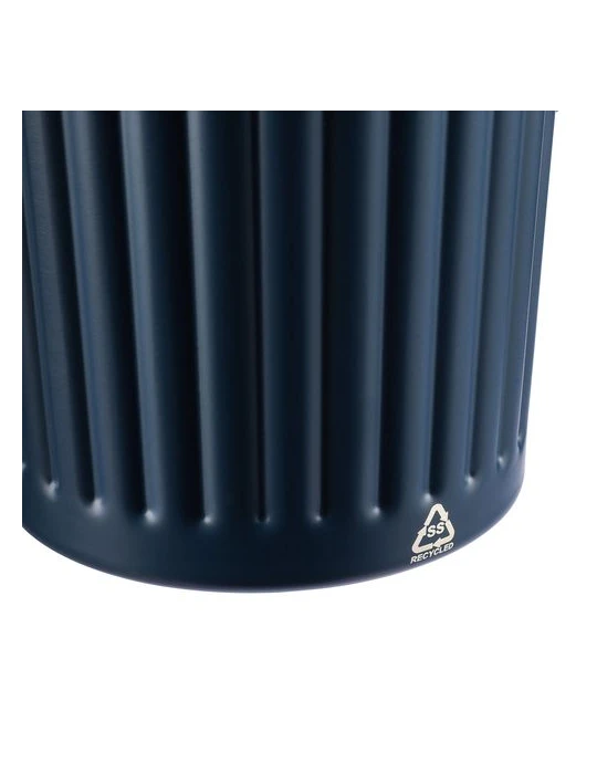 Mug nomade double paroi en acier inoxydable recyclé de 450 ml Calo