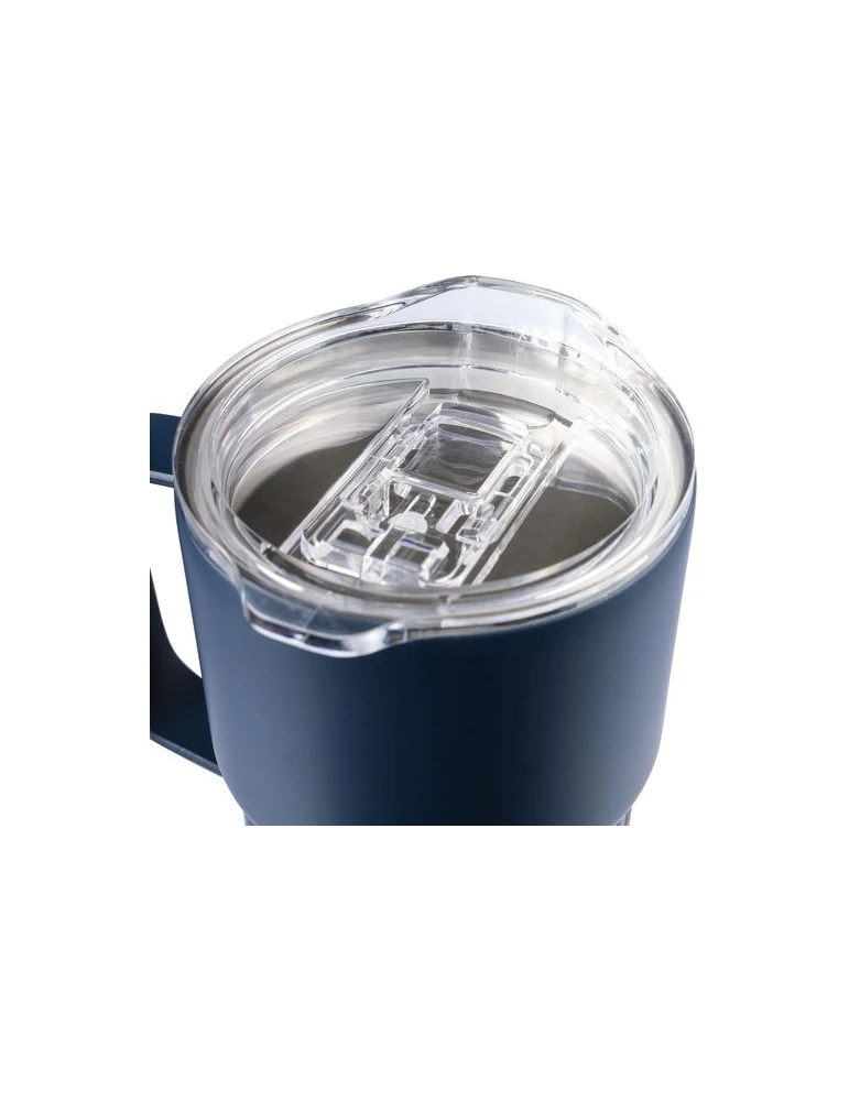 Mug nomade double paroi en acier inoxydable recyclé de 450 ml Calo