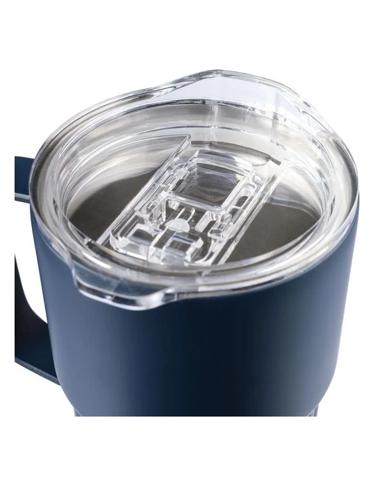 Mug nomade double paroi en acier inoxydable recyclé de 450 ml Calo