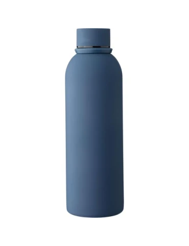 Gourde double paroi de 500 ml en acier inoxydable recyclé Sena Matières : acier inoxydable Couleurs : bleu