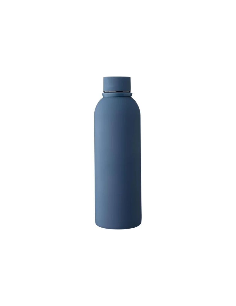 Gourde double paroi de 500 ml en acier inoxydable recyclé Sena Matières : acier inoxydable Couleurs : bleu