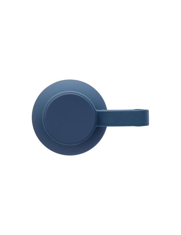 Gourde double paroi de 500 ml en acier inoxydable recyclé Sena Matières : acier inoxydable Couleurs : bleu objet promotionnel éc