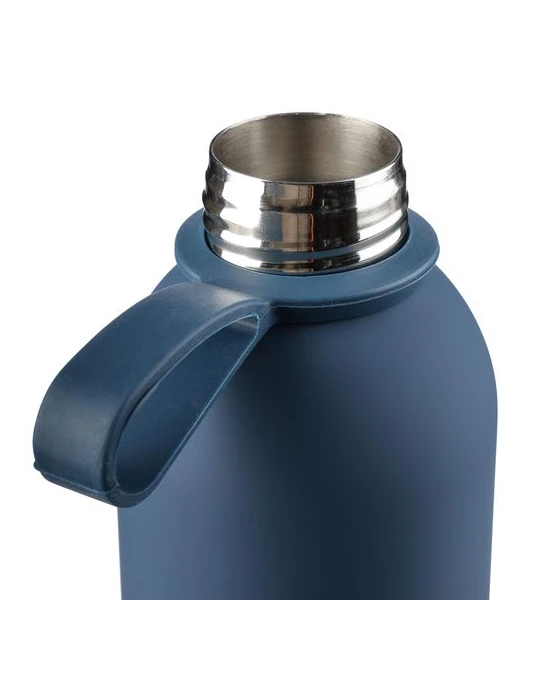 Gourde double paroi de 500 ml en acier inoxydable recyclé Sena Matières : acier inoxydable Couleurs : bleu cadeau client origina