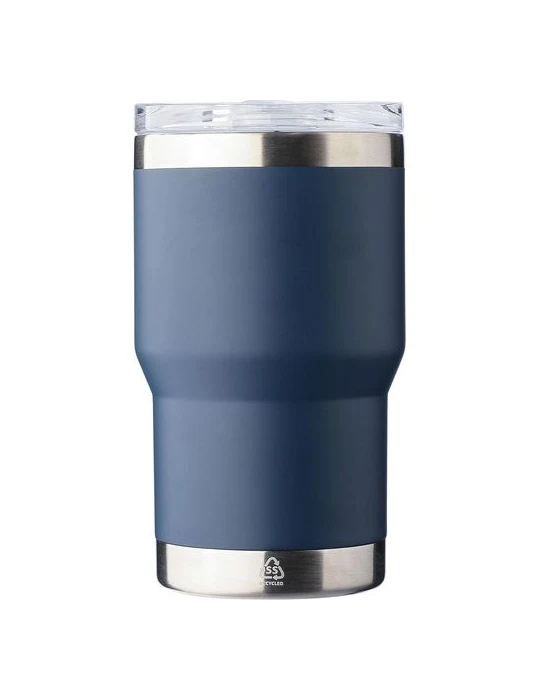 Mug nomade double paroi en acier inoxydable recyclé de 350 ml Ayen