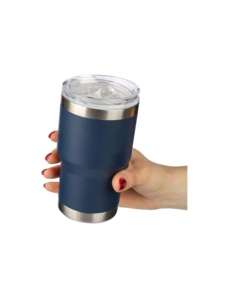 Mug nomade double paroi en acier inoxydable recyclé de 350 ml Ayen