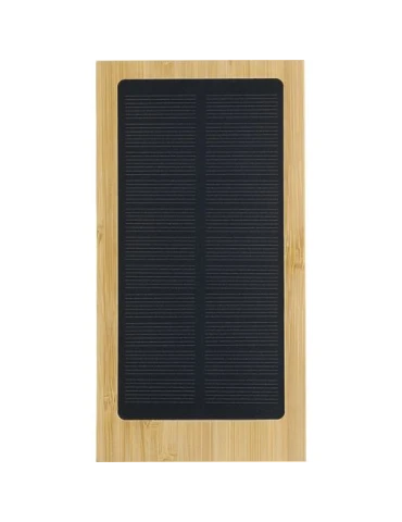 Power bank solaire en bambou Elz