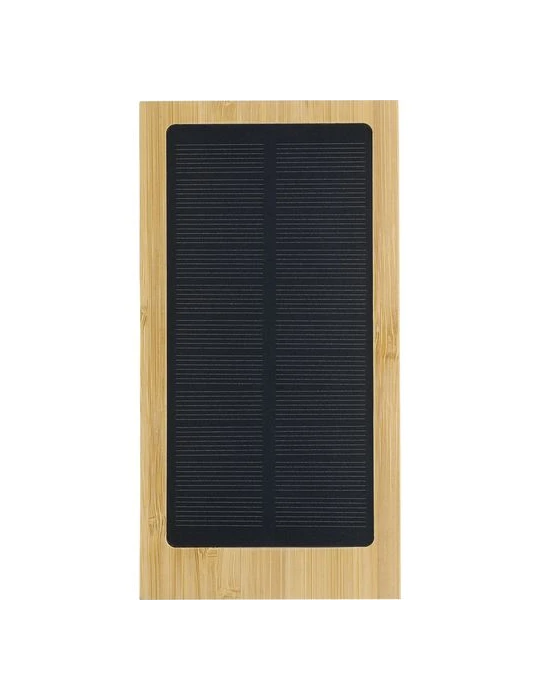 Power bank solaire en bambou Elz